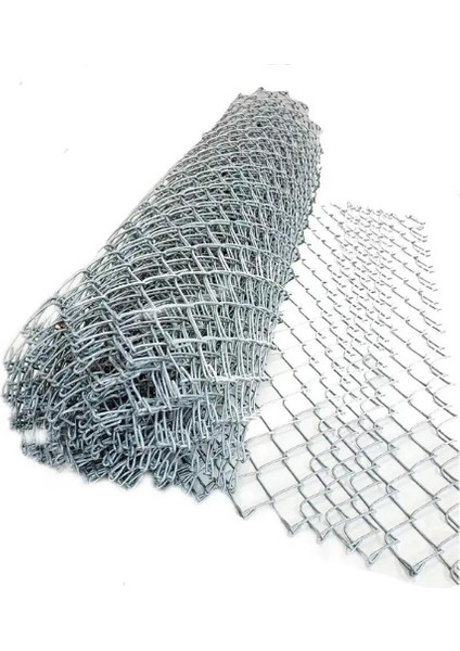 2.50 mm Kalınlık , 7cm×7cm Göz Aralığı, (1.5metre-10metre) Galvanizli Helezon Bahçe Tel Örgü Bahçe Çiti Bahçe Teli