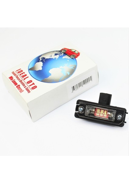 1 Adet LED Işıklı, Soğutuculu Plaka Lambası 1J6943021 (2 Pinli)