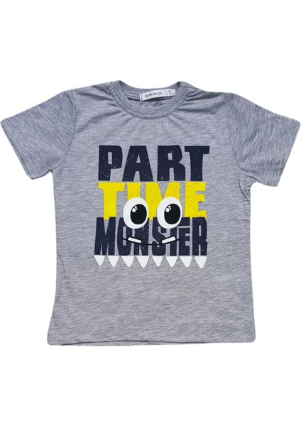 Erkek Çocuk Baskılı Pamuklu Şortlu Takım fiyatları