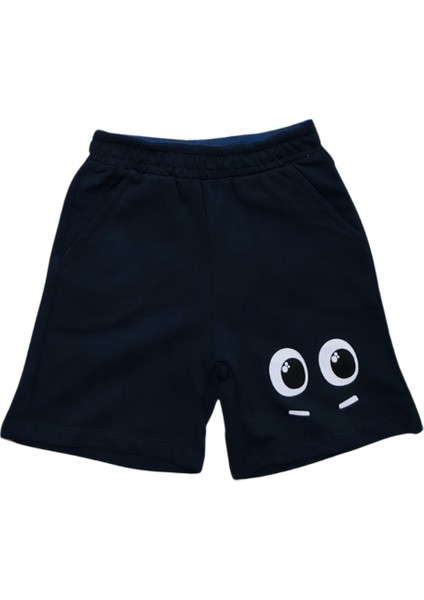 Erkek Çocuk Baskılı Pamuklu Şortlu Takım modelleri