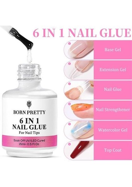 24 Watt Uv Işıklı 6in1 Jel Tips Seti ( 4 Parça ) fiyatları