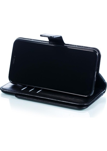 IPhone Xs Max Manyetik Kickstand 9 Kart Yuvaları Pu Deri Cüzdan (Yurt Dışından)