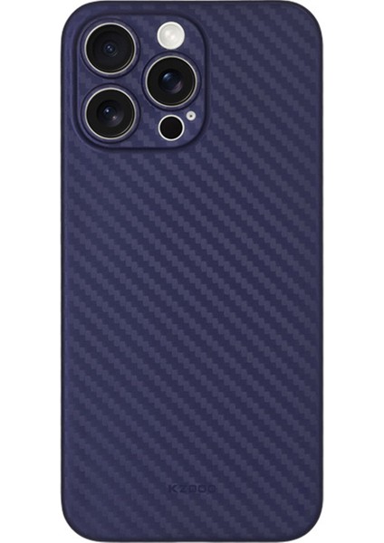 iPhone 15 Pro Max Karbon Fiber Dokulu Telefon Kılıfı (Yurt Dışından)