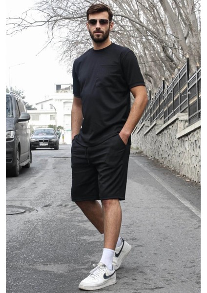 Erkek Şort Siyah Likralı Esnek Fitness Antrenman Spor %100 Pamuk Ter Tutmaz. fiyatları