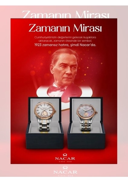 03-2923006-ESM Atatürk Motifli Erkek Kol Saati
