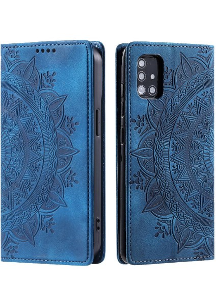 Samsung Galaxy A71 5g Için Kılıf Pu Deri Darbeye Kapak Çevirin Yan (Yurt Dışından)