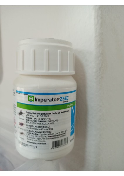25 Ec Kokulu Genel Amaçlı Haşere Öldürücü 50 ml 3 Adet