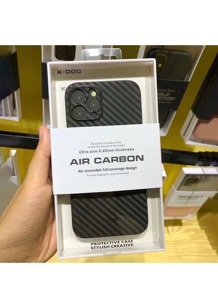 iPhone 15 Pro Max Karbon Fiber Dokulu Telefon Kılıfı (Yurt Dışından) indirimleri