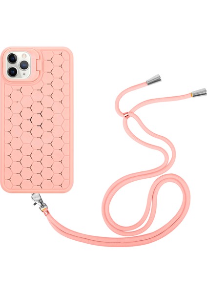iPhone 14 Pro Kickstand Kılıfı Kordonlu Manyetik Tpu Telefon Kapağı (Yurt Dışından)
