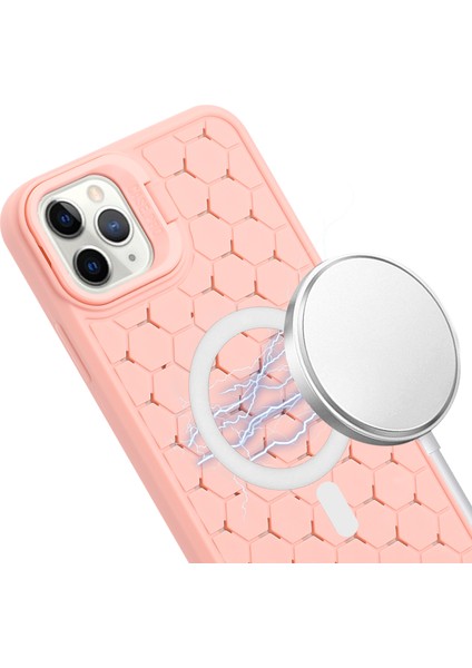 iPhone 14 Pro Kickstand Kılıfı Kordonlu Manyetik Tpu Telefon Kapağı (Yurt Dışından)