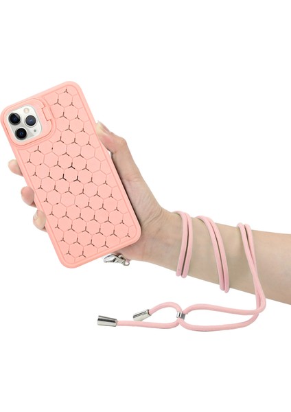 iPhone 14 Pro Kickstand Kılıfı Kordonlu Manyetik Tpu Telefon Kapağı (Yurt Dışından)