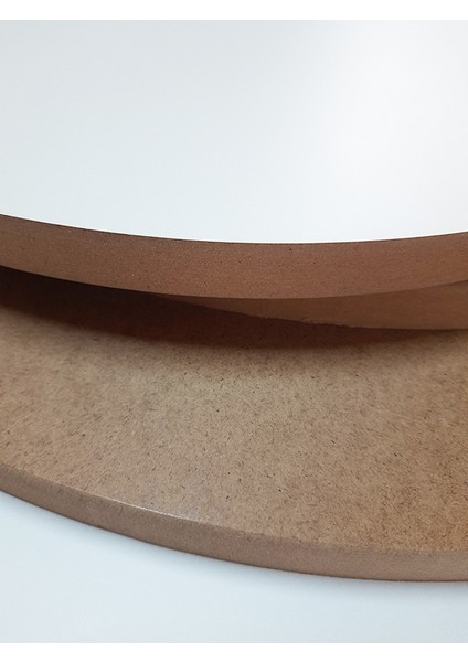 Yuvarlak Mdf Plaka Panel Mdf Tabaka Arkası Beyaz Ham 20 cm Çap 18 mm Kalınlık 4 Adet fırsatları