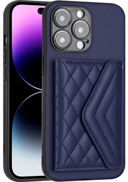 iPhone 14 Pro Max Deri+Tpu Darbeye Dayanıklı Telefon Kılıfı (Yurt Dışından)