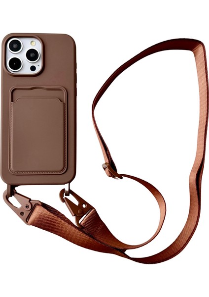 iPhone 15 Pro Max Geniş Ipli Düşmeye Dayanıklı Sıvı Silikon Kapak (Yurt Dışından)