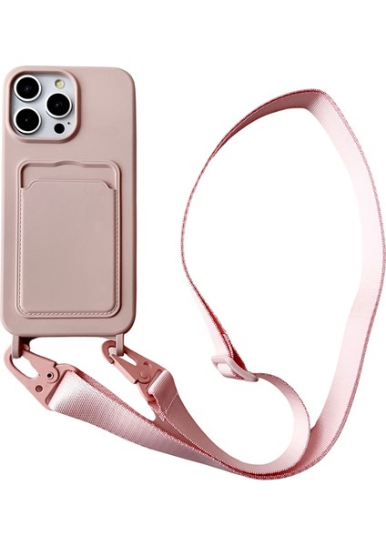 iPhone 15 Pro Max Geniş Ipli Düşmeye Dayanıklı Sıvı Silikon Kapak (Yurt Dışından)