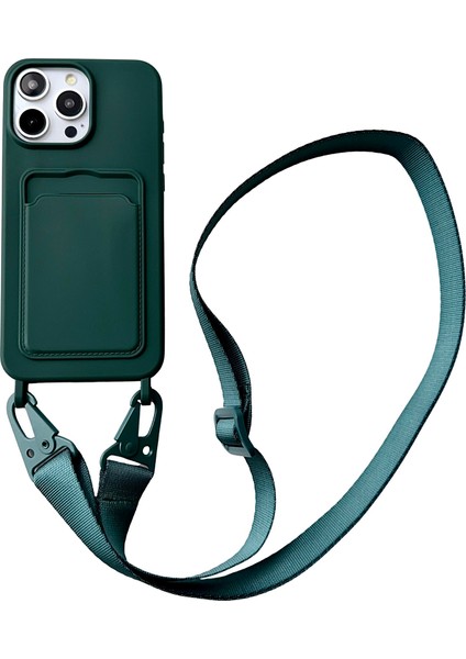 iPhone 15 Pro Max Geniş Ipli Düşmeye Dayanıklı Sıvı Silikon Kapak (Yurt Dışından)