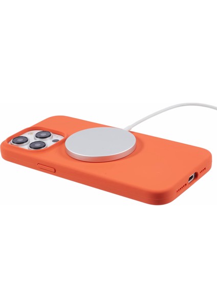 Telefon 14 Pro Max Tpu+Silikon Kumaş Astar Koruyucu Kabuk Magsafe ile Uyumlu (Yurt Dışından) fırsatları