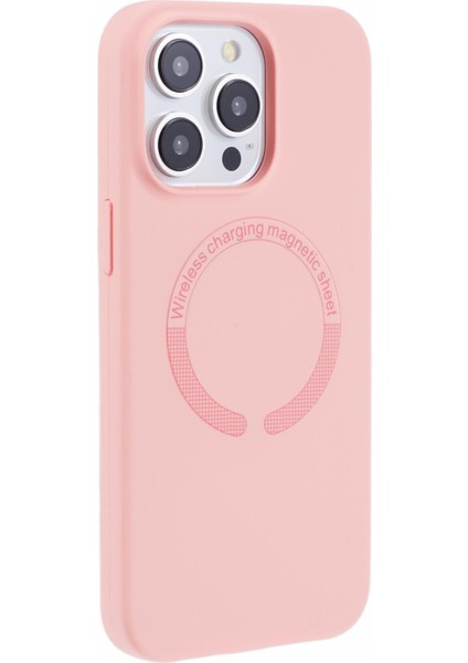 Telefon 14 Pro Max Tpu+Silikon Kumaş Astar Koruyucu Kabuk Magsafe ile Uyumlu (Yurt Dışından)