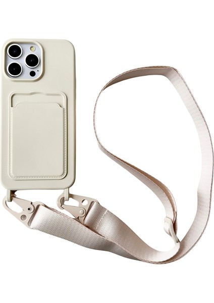 iPhone 15 Pro Max Geniş Ipli Düşmeye Dayanıklı Sıvı Silikon Kapak (Yurt Dışından)