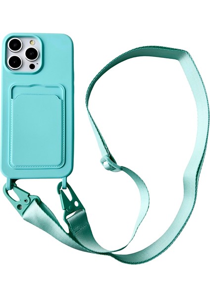 iPhone 15 Pro Max Geniş Ipli Düşmeye Dayanıklı Sıvı Silikon Kapak (Yurt Dışından)