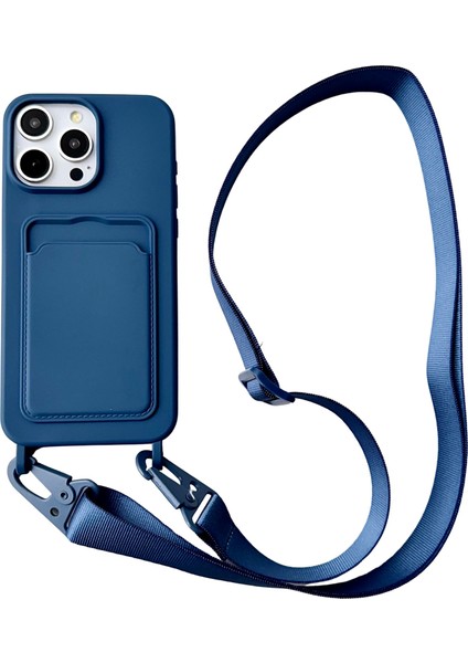 iPhone 15 Pro Max Geniş Ipli Düşmeye Dayanıklı Sıvı Silikon Kapak (Yurt Dışından)