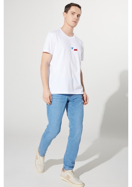 ALTINYILDIZ CLASSICS Erkek Açık Mavi Comfort Fit Rahat Kesim %100 Pamuk Esnek Denim Jean Kot Pantolon