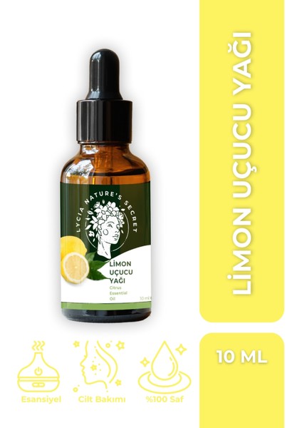 %100 Doğal ve Saf Limon Uçucu Yağı 10 ml