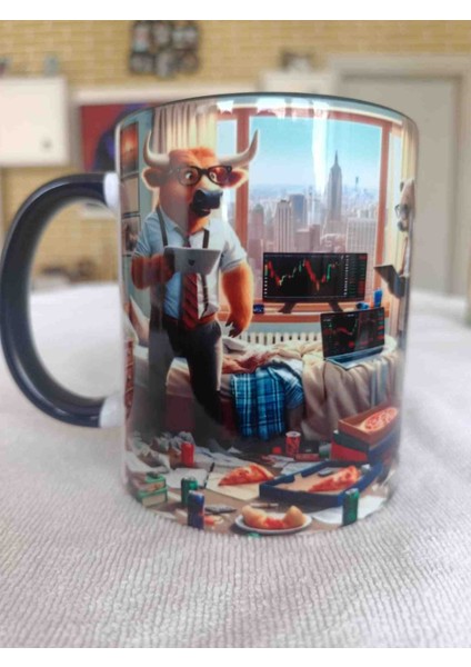 Mugs And Love Coin Tasarım Buyuk Boy Kupa