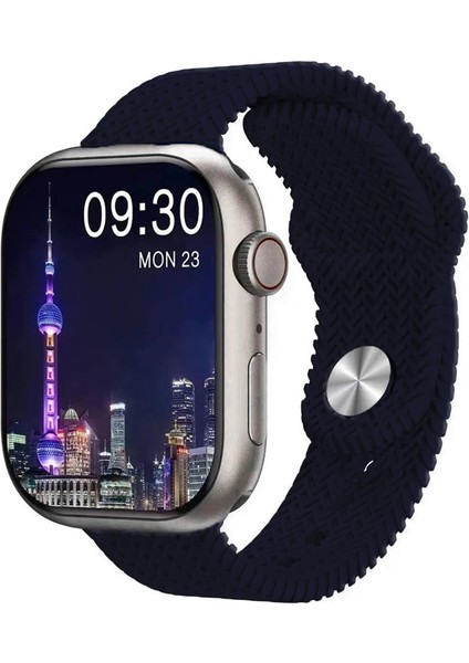 Watch Hk9 Pro Plus Amoled Ekran Android Ios Harmonyos Uyumlu Akıllı Saat Lacivert WNE0964