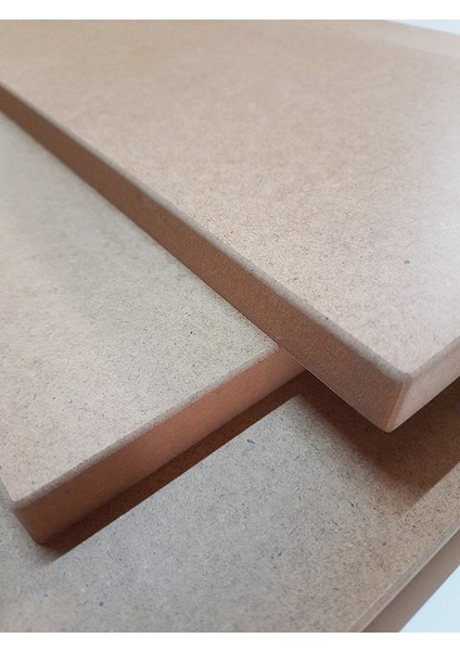 Mdf Plaka Panel Mdf Tabaka Arkası Beyaz Ham 50 cm x 50 cm - 18 mm Kalınlık 1 Adet