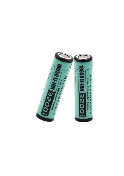 18650 3.7V 3200MAH 2c Şarj Edilebilir Li-Ion Pil