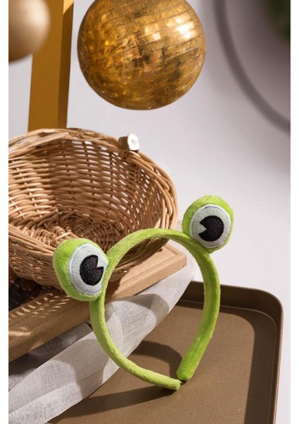 Taç Kurbağa Desenli Saç Taç I