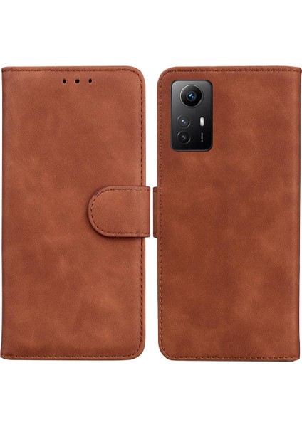 Xiaomi Redmi Not 12S Için Flip Case Manyetik Premium Pu Deri Standı Kart (Yurt Dışından)