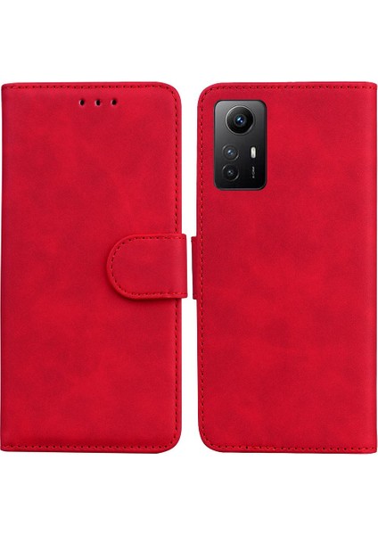 Xiaomi Redmi Not 12S Için Flip Case Manyetik Premium Pu Deri Standı Kart (Yurt Dışından)