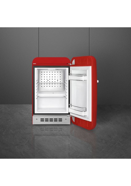 Smeg Fab5 Retmo Mini Buzdolabı Kırmızı Sağ Menteşe