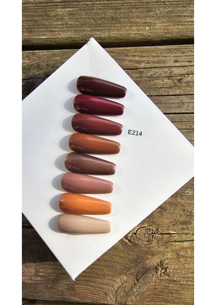 Kalıcı Oje E214- Koyu Kahverengi (12 ML.)