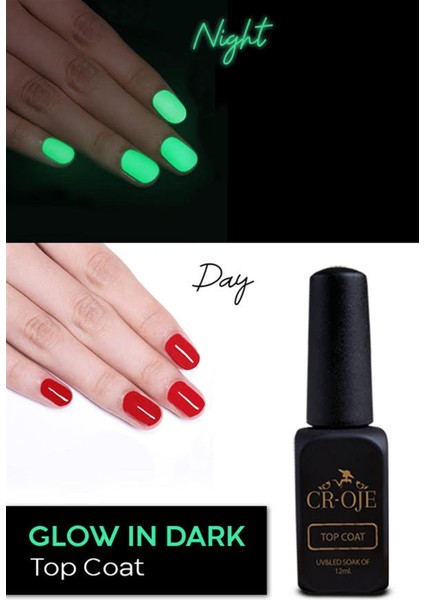 Glow In Dark Top Coat (12 Ml.)
