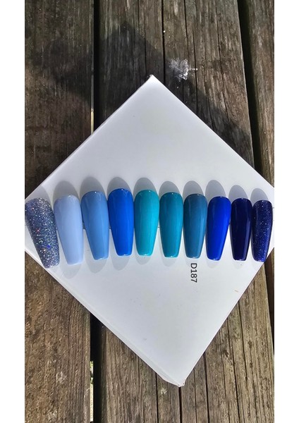 Kalıcı Oje Koyu Mavi - D187 (12 ML)