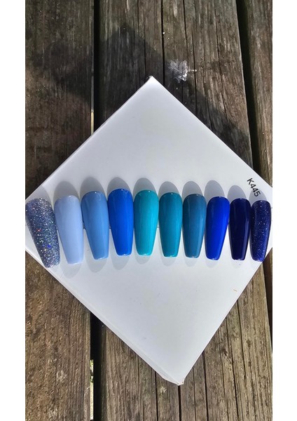 Kalıcı Oje K445 - Simli Lacivert (12 ML)