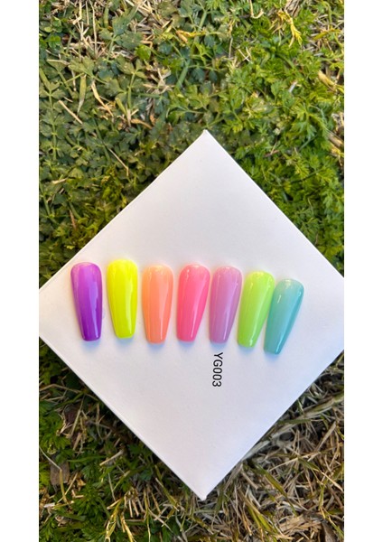 Kalıcı Oje Yg003 Yarı Saydam Açık Mor Neon (12 ML.)