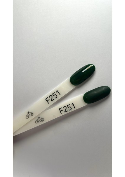 Kalıcı Oje F251- Christmas Yeşil (12 Ml)