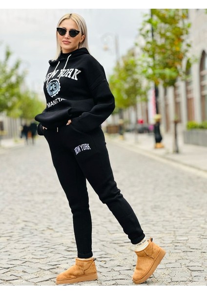 New York Baskılı Eşofman Takımı