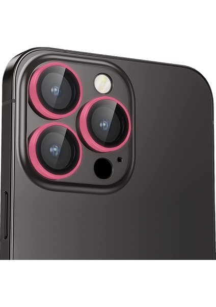 Buff iPhone 14 Pro Max / 14 Pro Neon Metal Lens Koruyucu Pink fırsatları