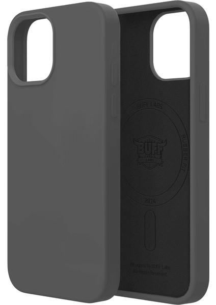 Buff iPhone 15 Pro Max Magsafe Rubber Fit Gray