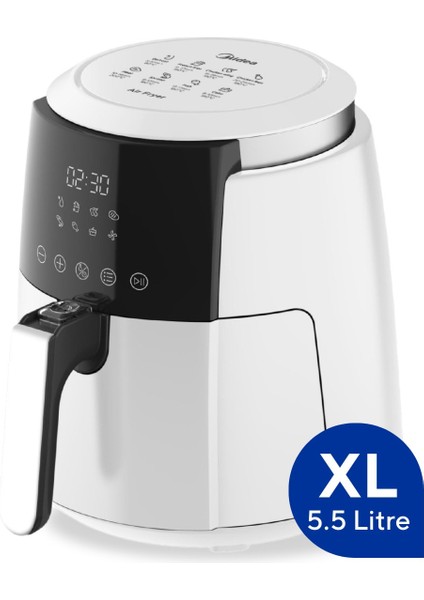 Beyaz Xl Digital Fastfryer ( Yağsız Fritöz Airfryer ) Haf-02