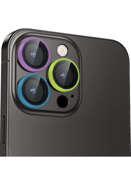 Buff iPhone 15 Pro Max / 15 Pro Neon Metal Lens Koruyucu Mix fırsatları