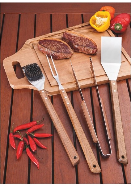 Churrasco 26443/100 46cm Barbekü Servis Çatalı