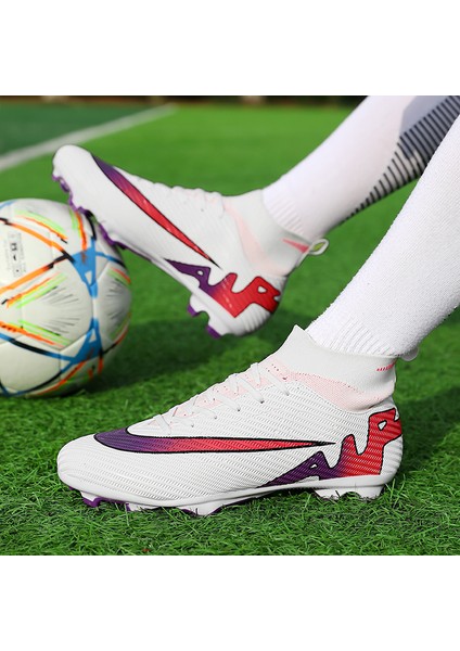 Erkek Fg/ag Futbol Ayakkabısı Spor Ayakkabı Krampon Futsal Futbol Ayakkabısı Çocuk Erkek Çocuk (Yurt Dışından)