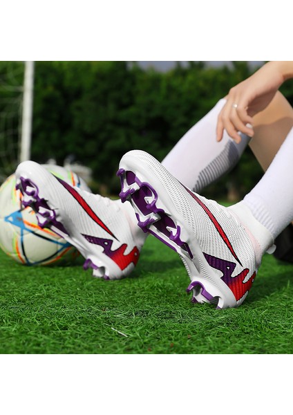 Erkek Fg/ag Futbol Ayakkabısı Spor Ayakkabı Krampon Futsal Futbol Ayakkabısı Çocuk Erkek Çocuk (Yurt Dışından)