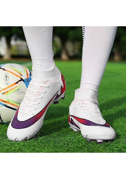Erkek Fg/ag Futbol Ayakkabısı Spor Ayakkabı Krampon Futsal Futbol Ayakkabısı Çocuk Erkek Çocuk (Yurt Dışından)
